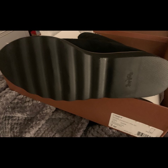 Suede Coach Boots - Picture 3 of 3